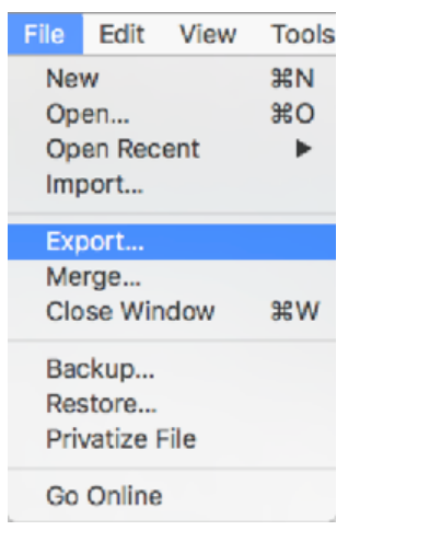 GEDCOM File in FTM 2024 for Mac 